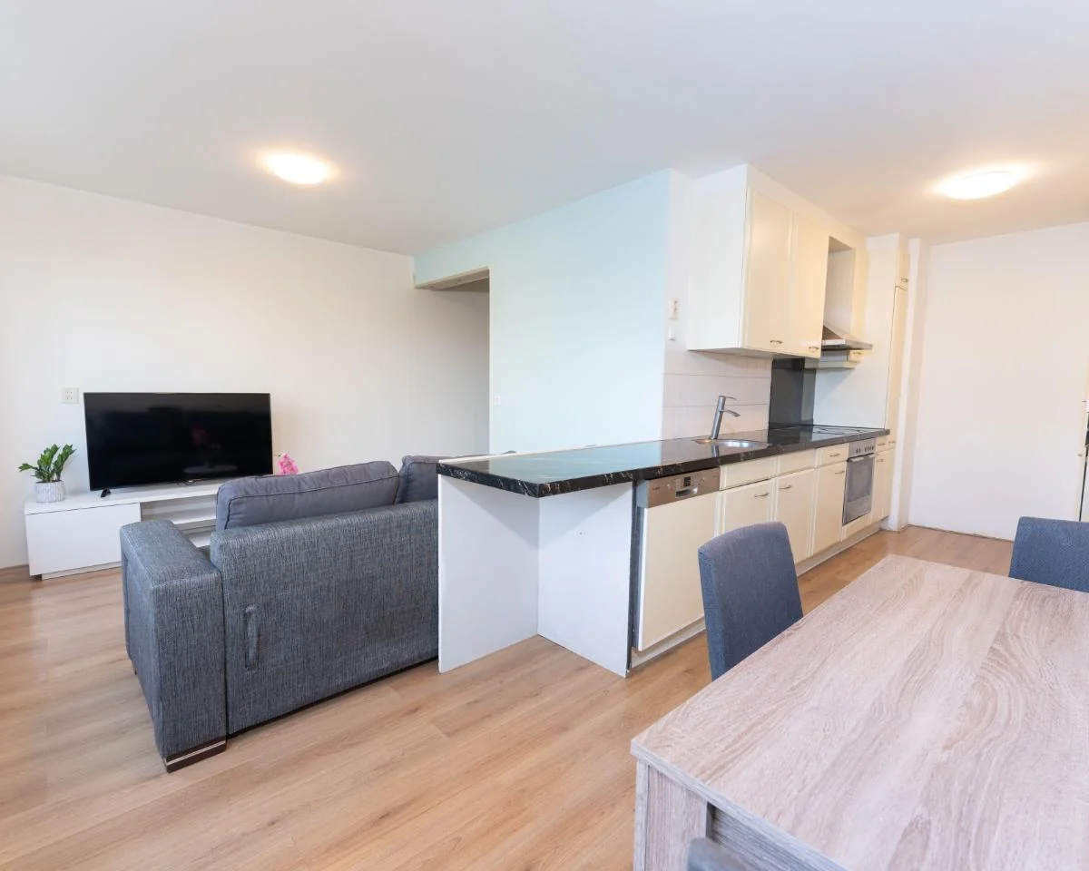 geblurde versie van de foto als achtergrond