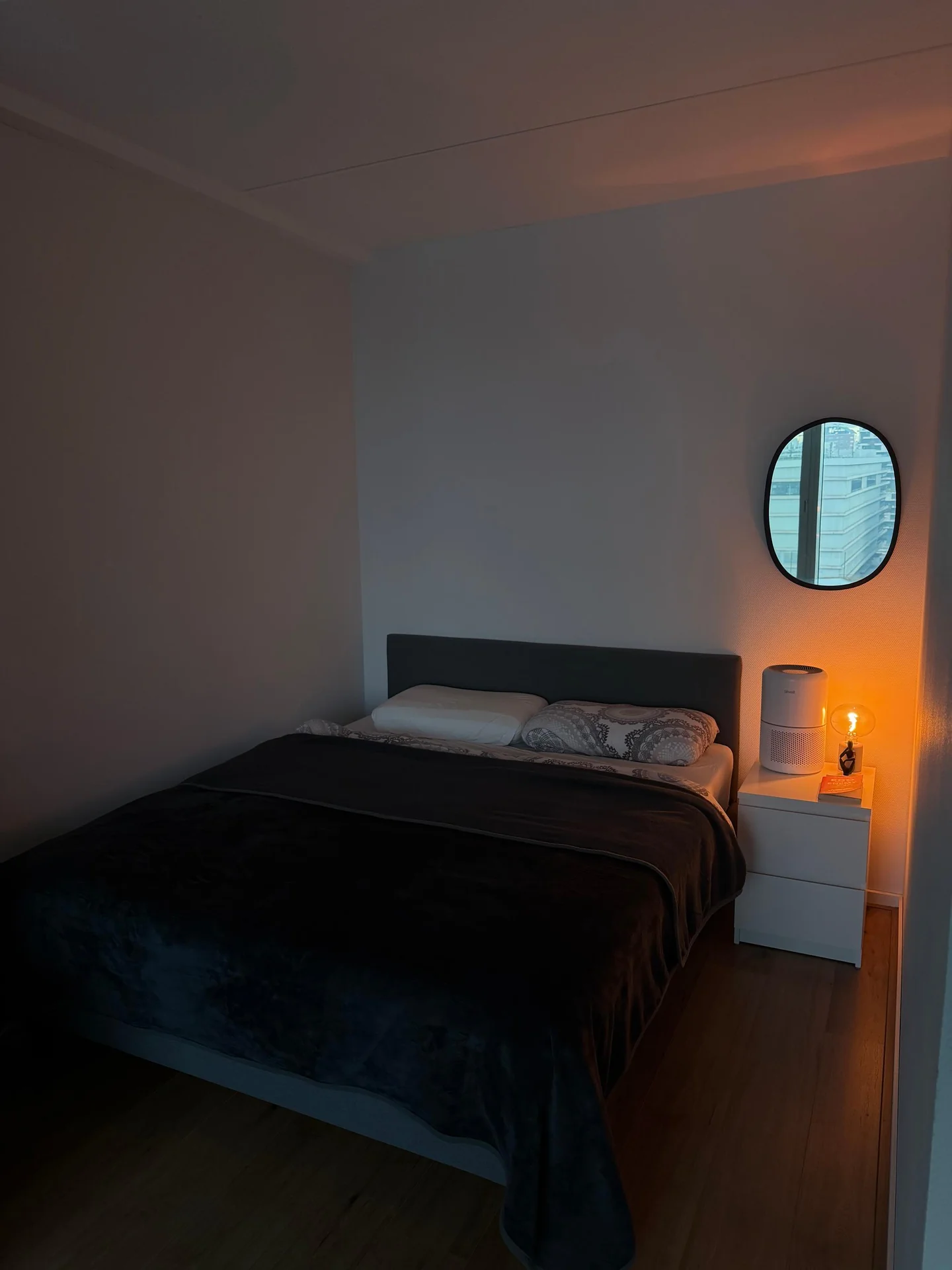 geblurde versie van de foto als achtergrond