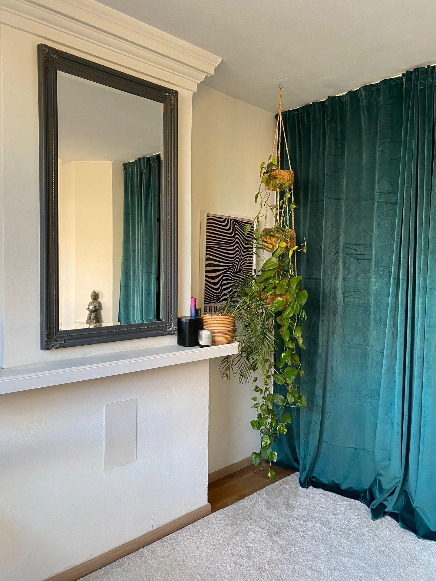 geblurde versie van de foto als achtergrond