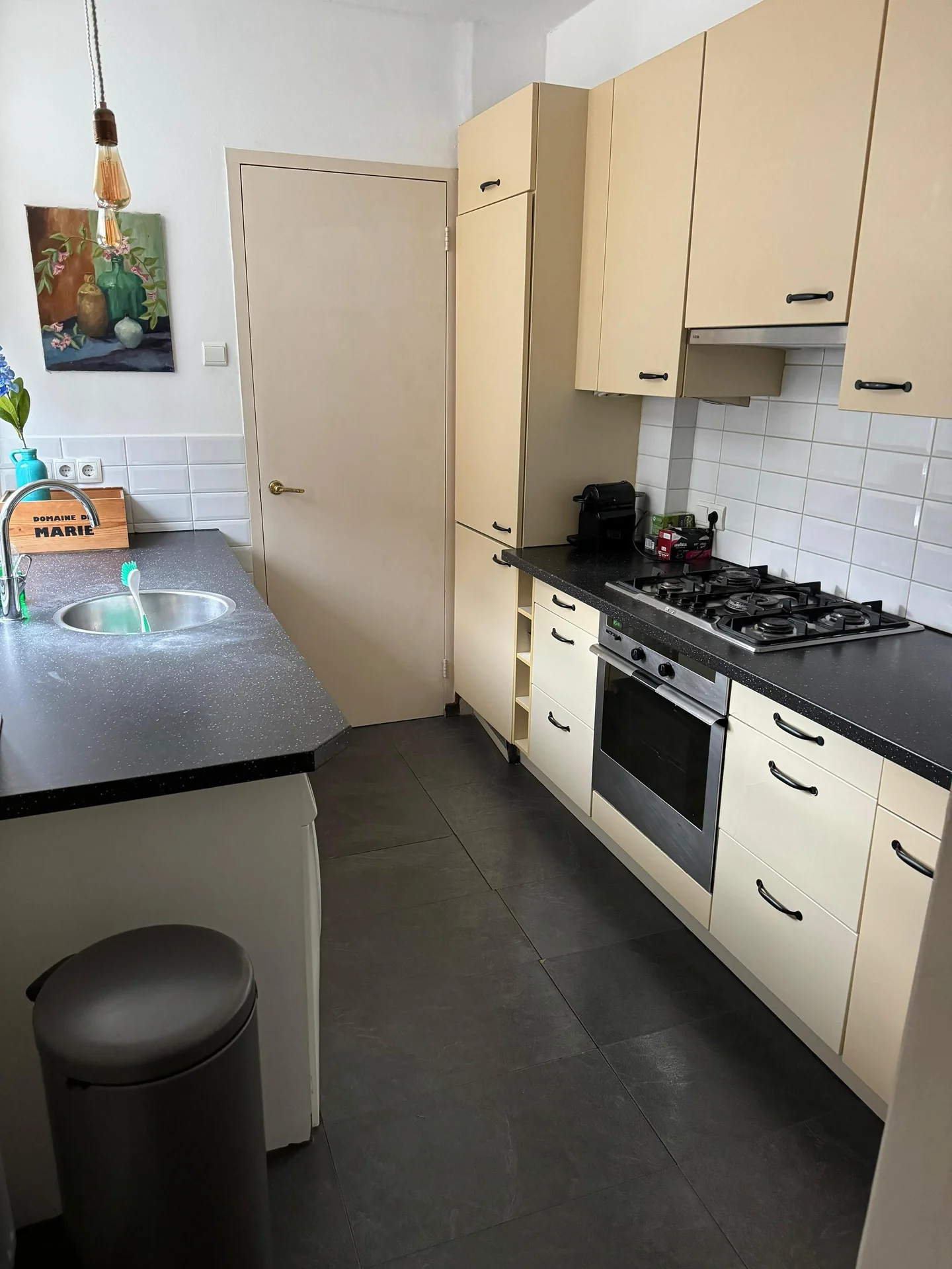 geblurde versie van de foto als achtergrond