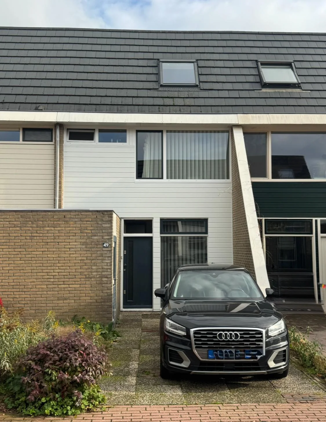 geblurde versie van de foto als achtergrond