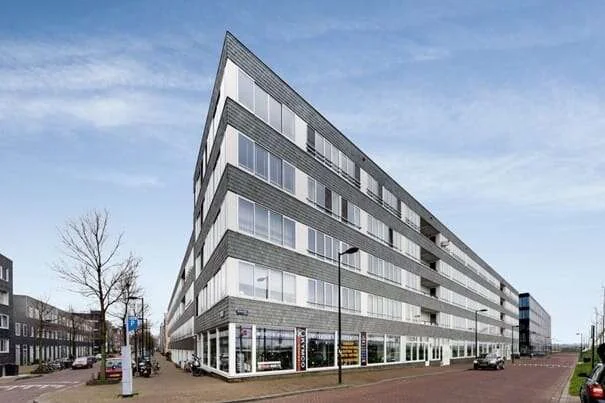 geblurde versie van de foto als achtergrond