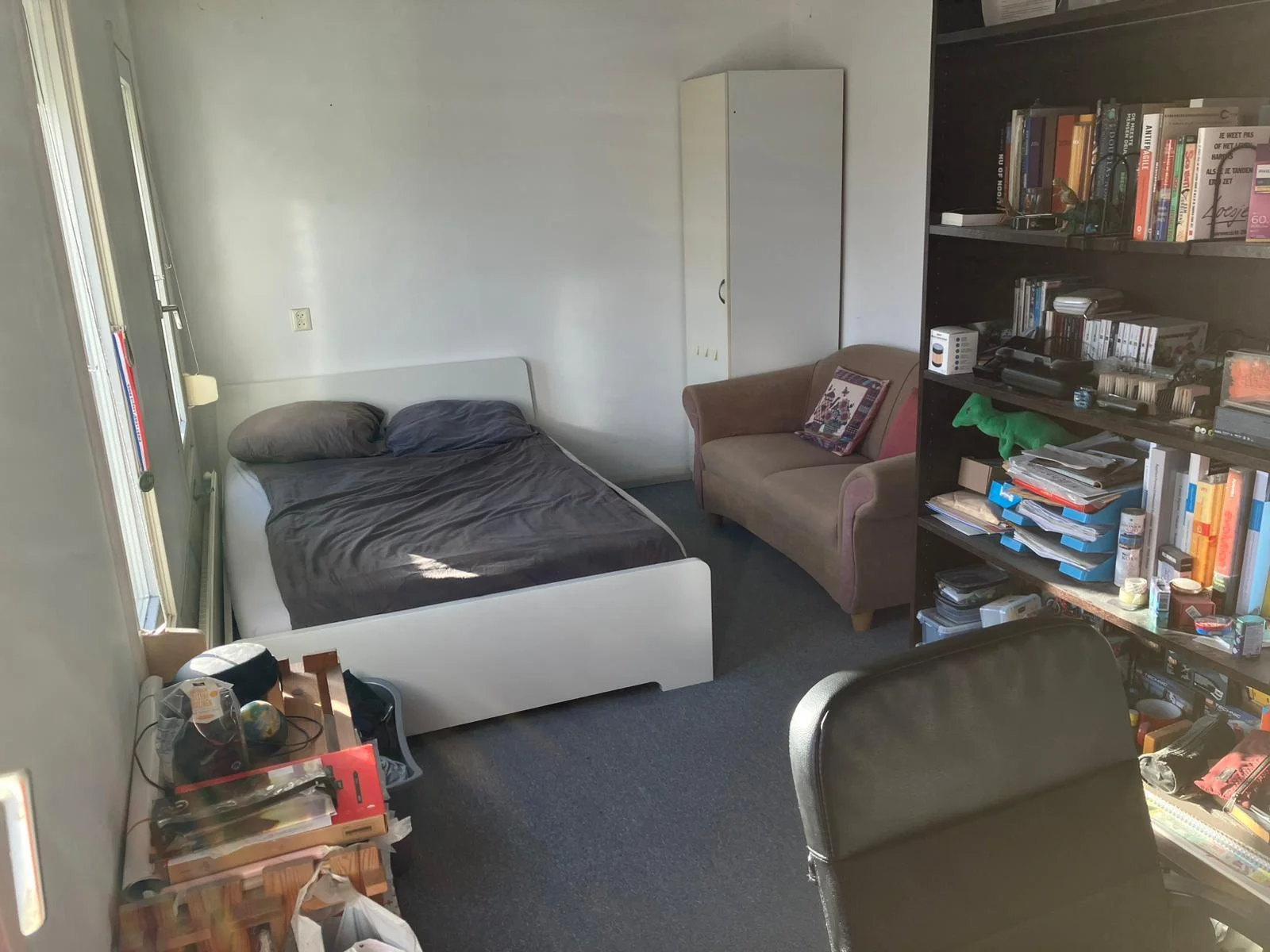 geblurde versie van de foto als achtergrond