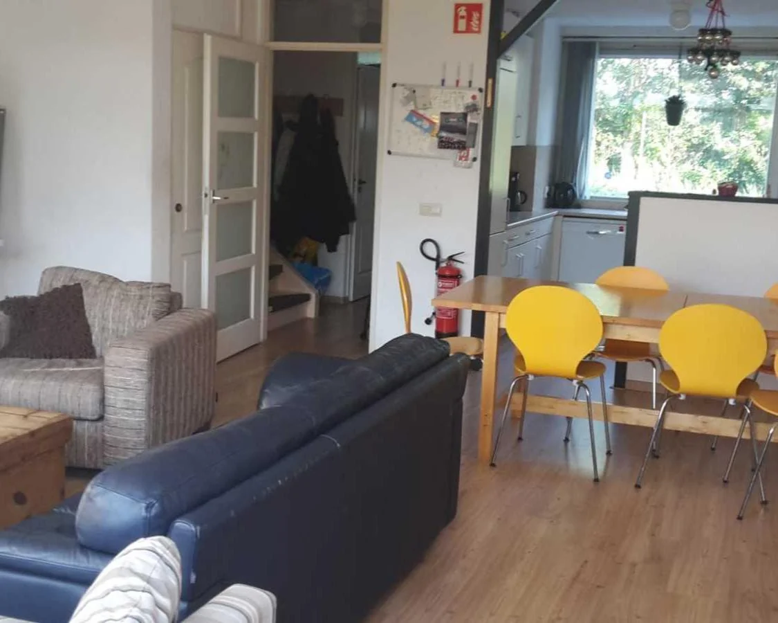 geblurde versie van de foto als achtergrond