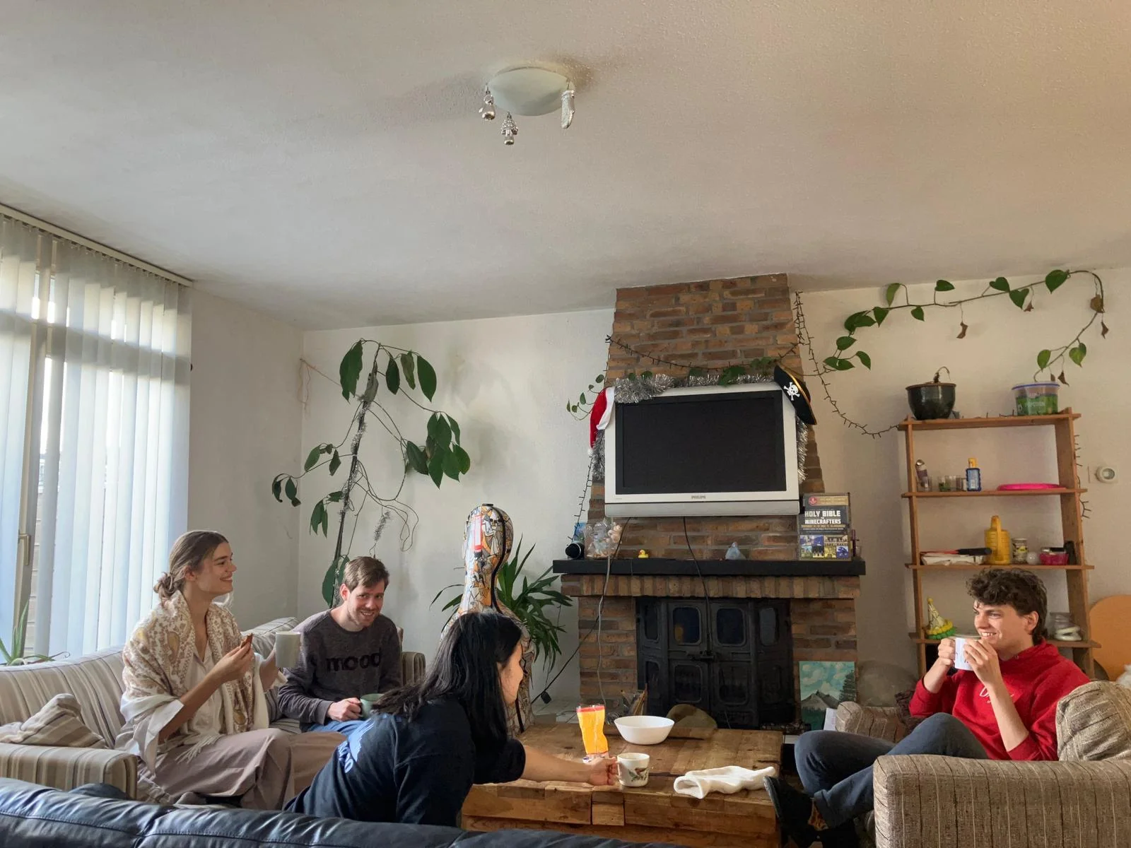 geblurde versie van de foto als achtergrond