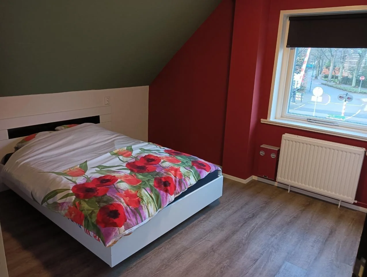 geblurde versie van de foto als achtergrond