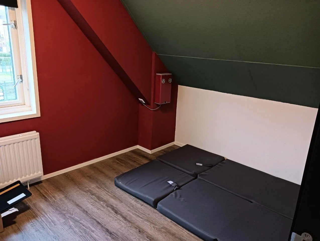 geblurde versie van de foto als achtergrond