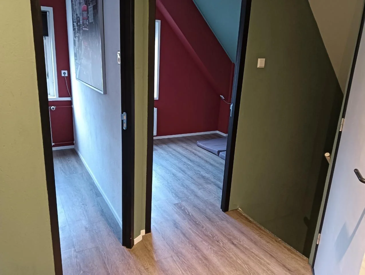 geblurde versie van de foto als achtergrond