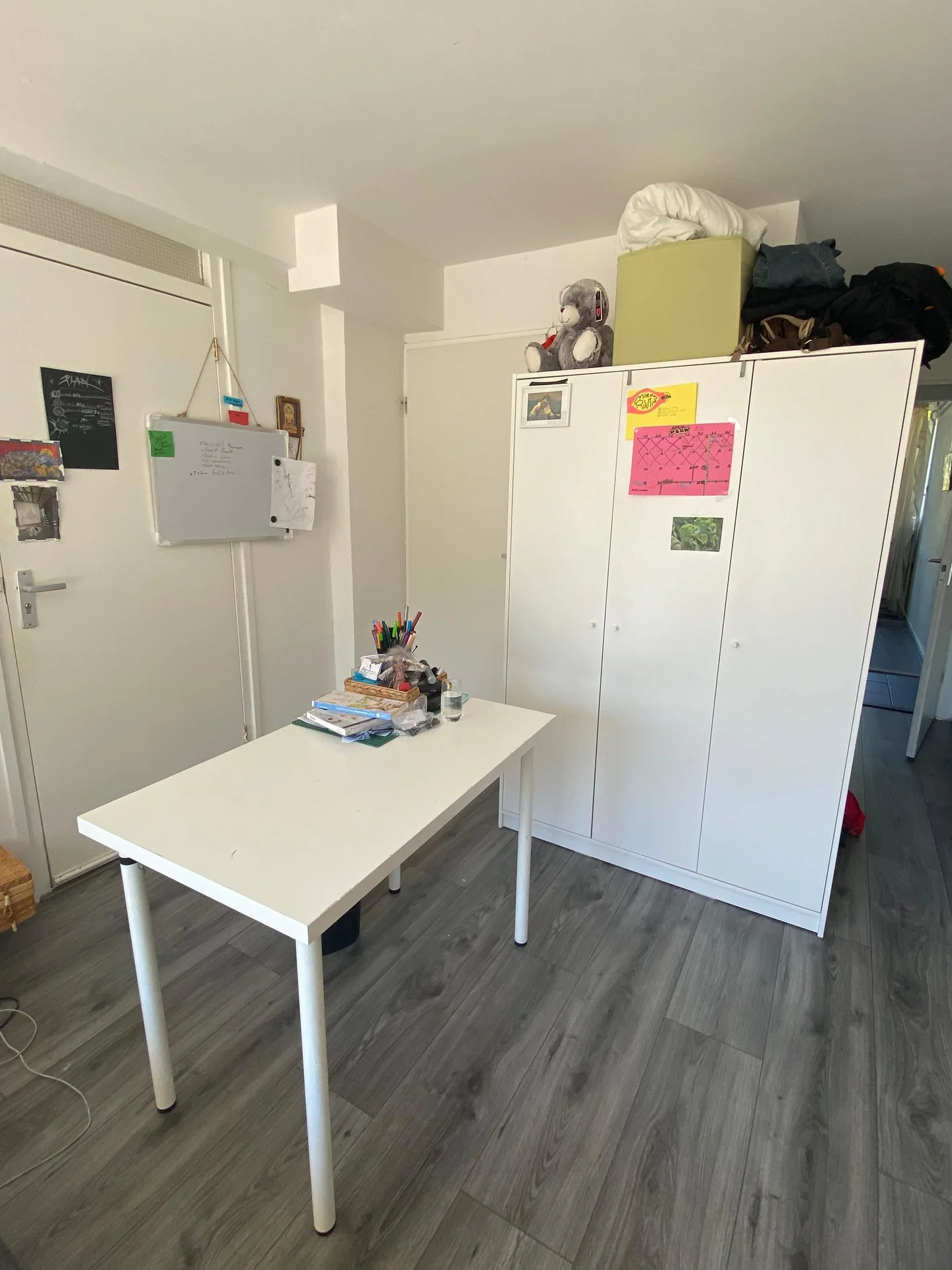 geblurde versie van de foto als achtergrond