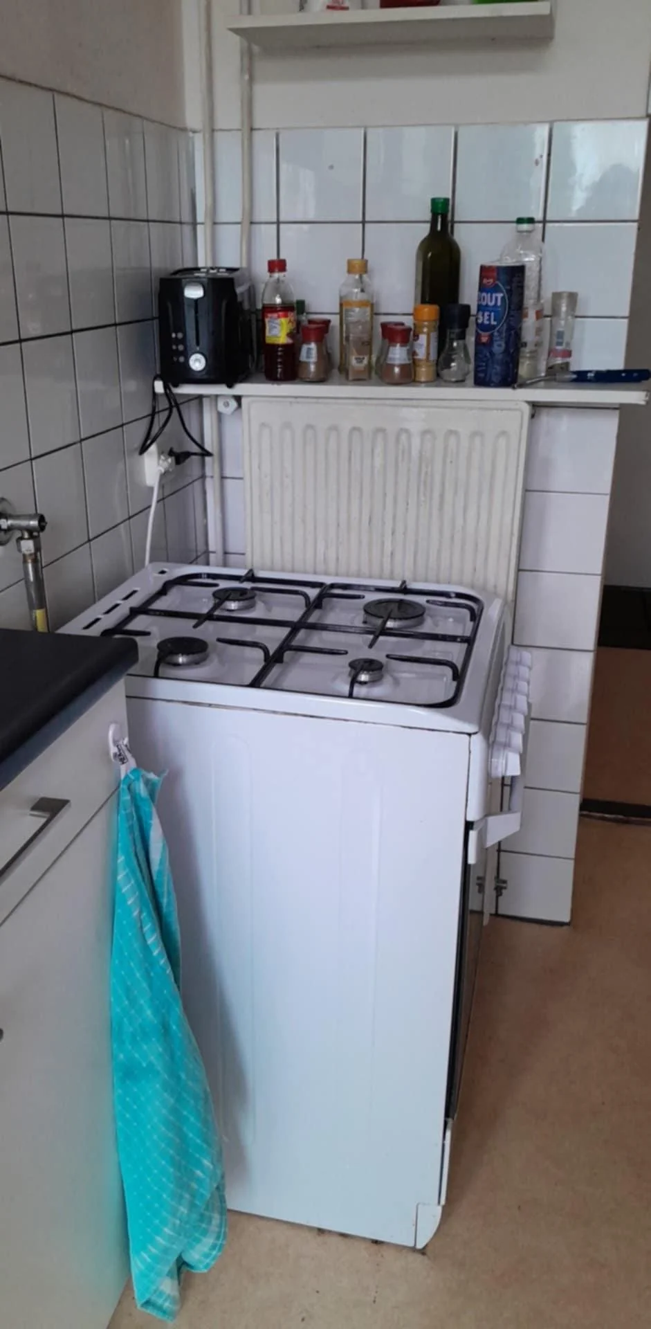 geblurde versie van de foto als achtergrond