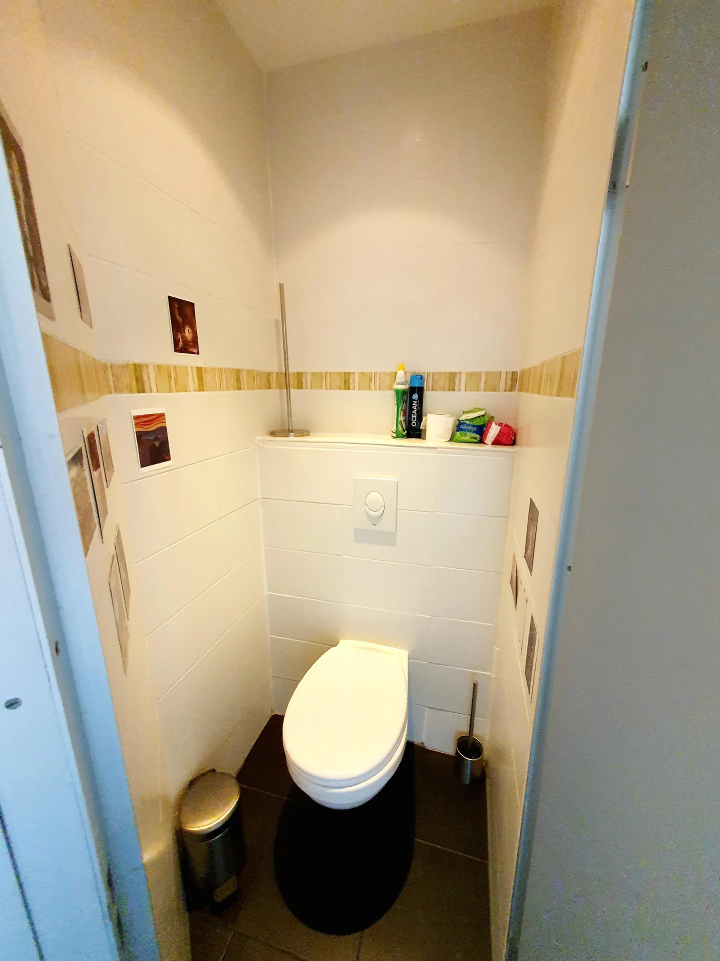 geblurde versie van de foto als achtergrond