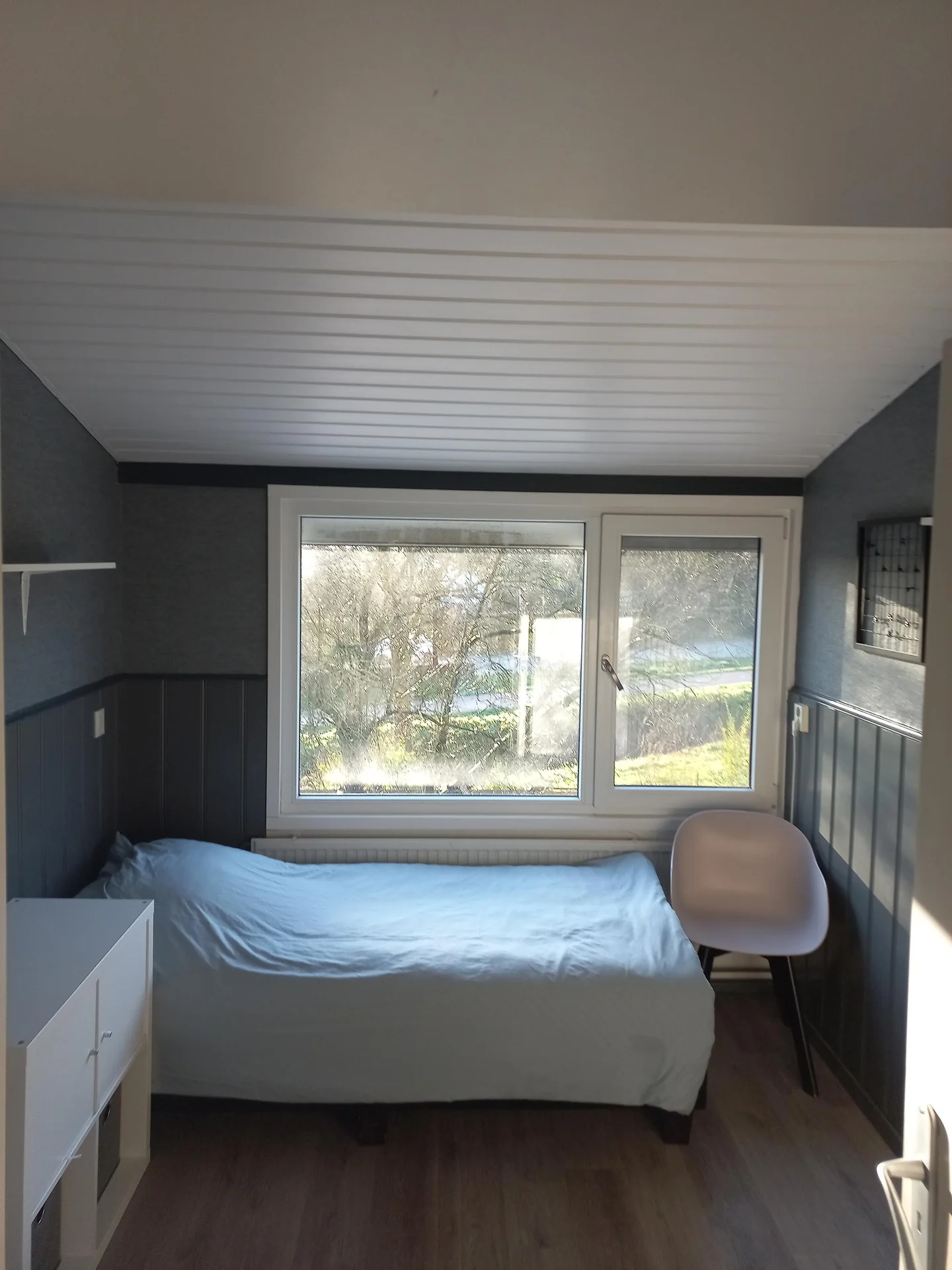 geblurde versie van de foto als achtergrond