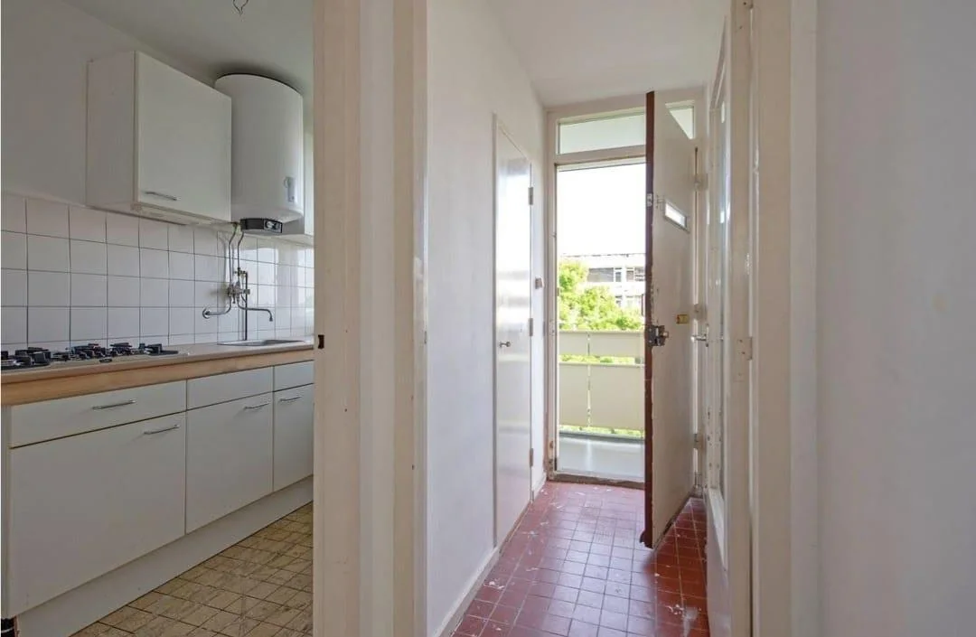 geblurde versie van de foto als achtergrond