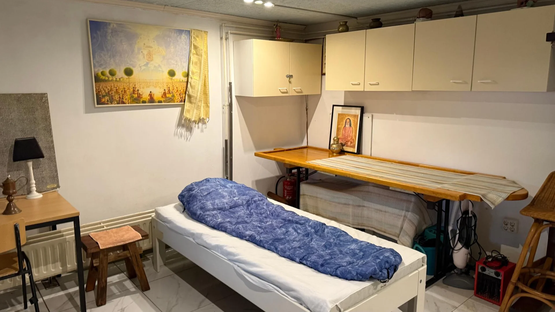 geblurde versie van de foto als achtergrond