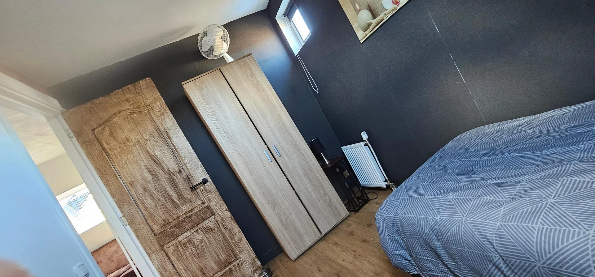 geblurde versie van de foto als achtergrond