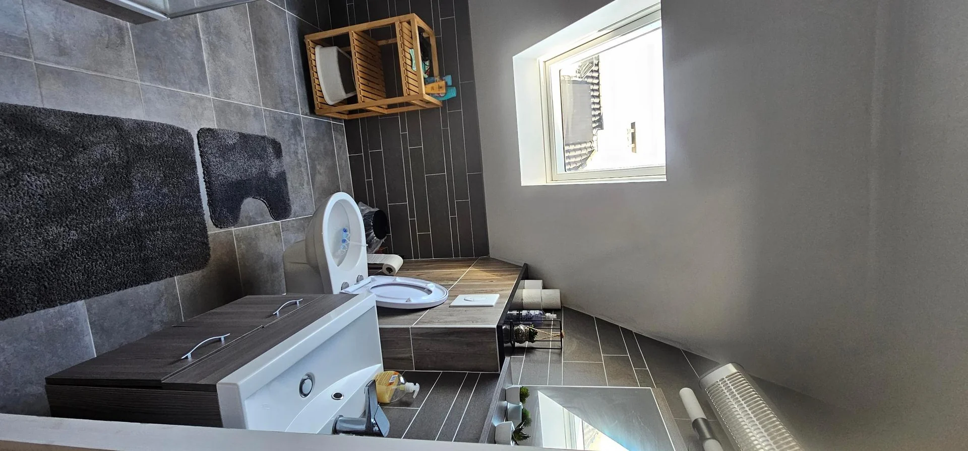 geblurde versie van de foto als achtergrond