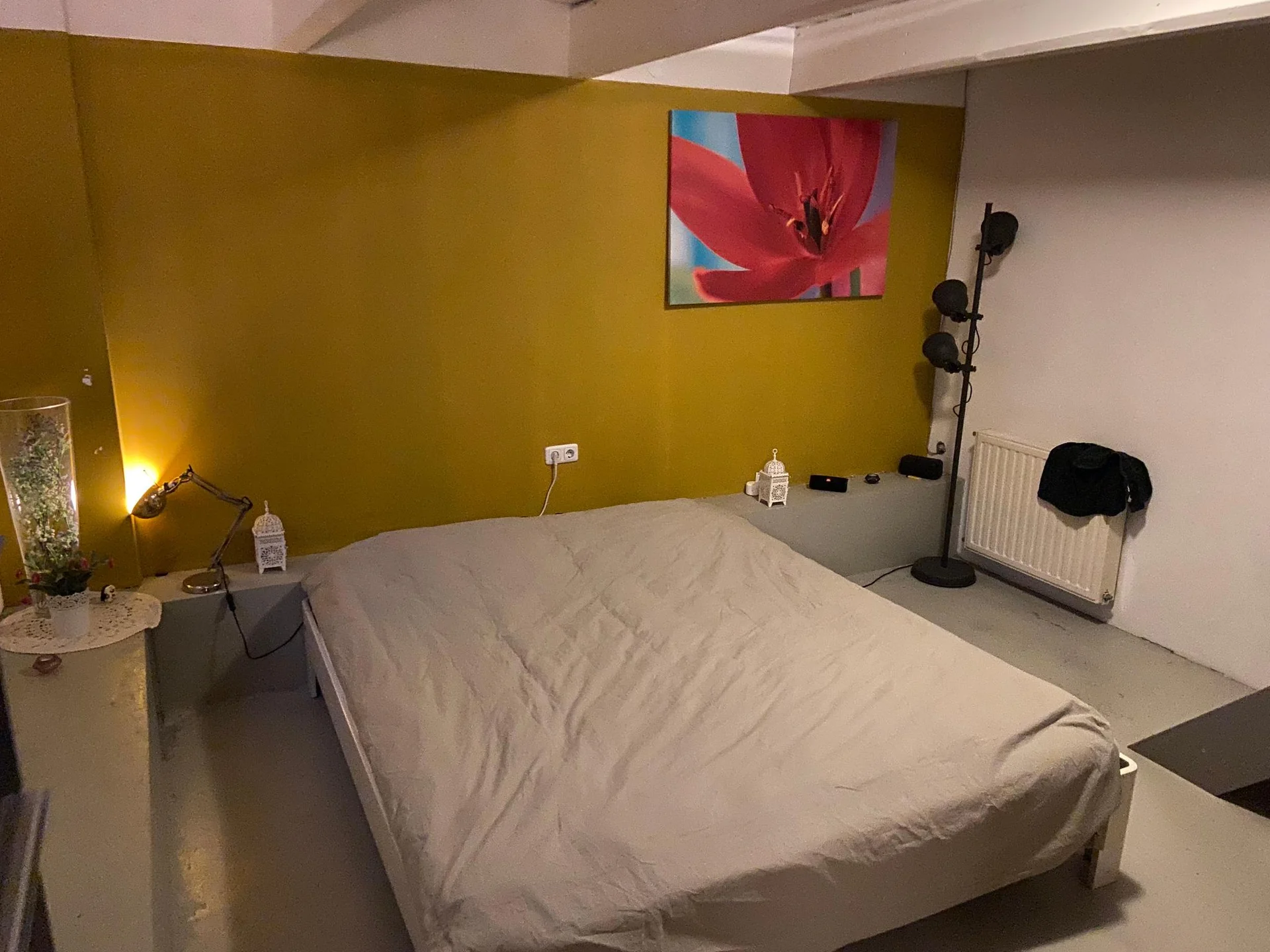 geblurde versie van de foto als achtergrond