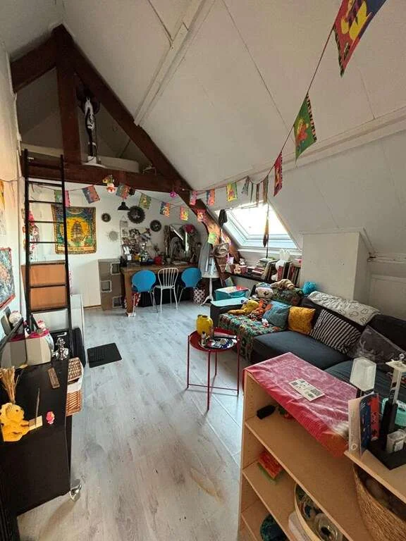 geblurde versie van de foto als achtergrond