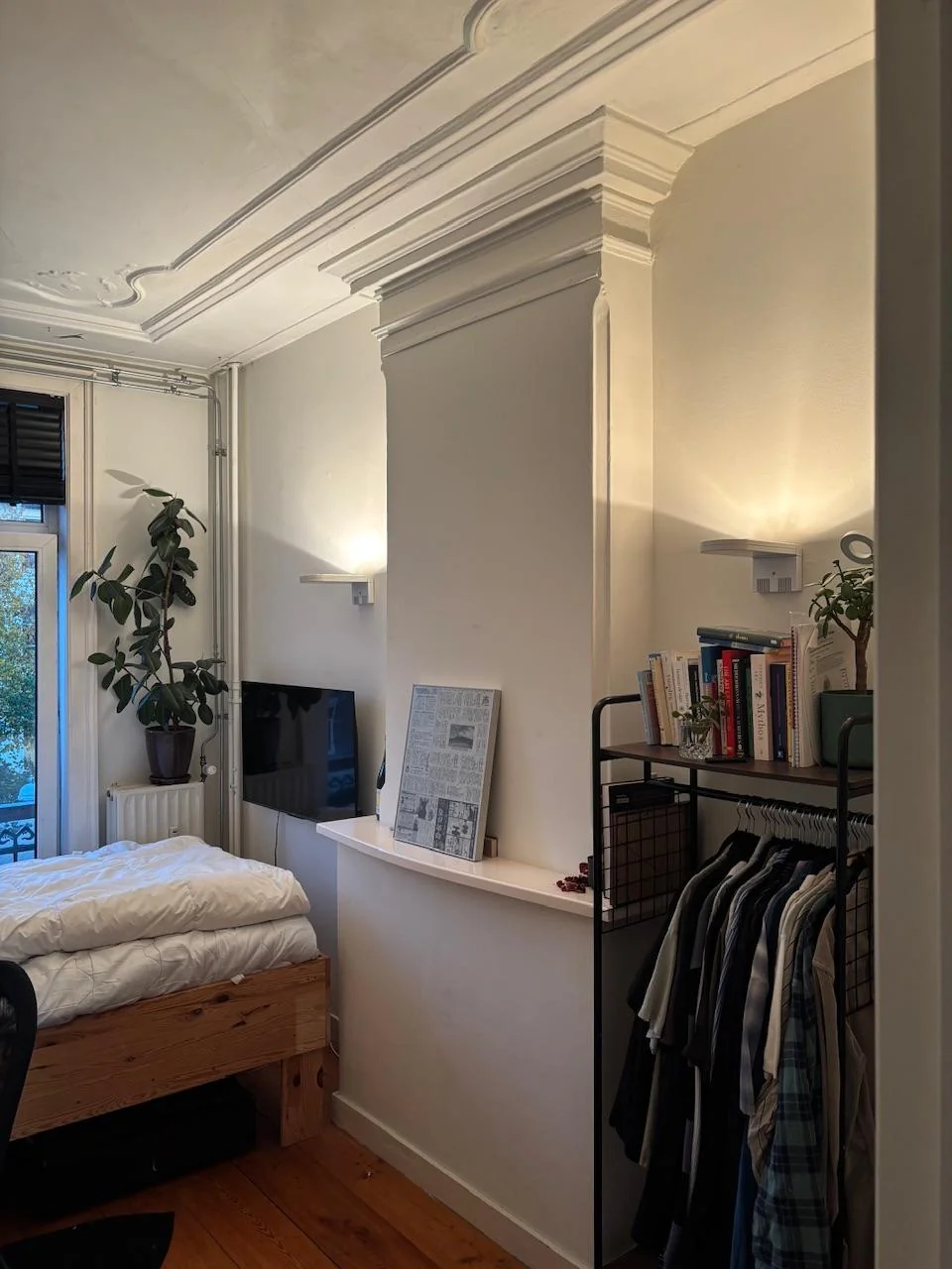 geblurde versie van de foto als achtergrond