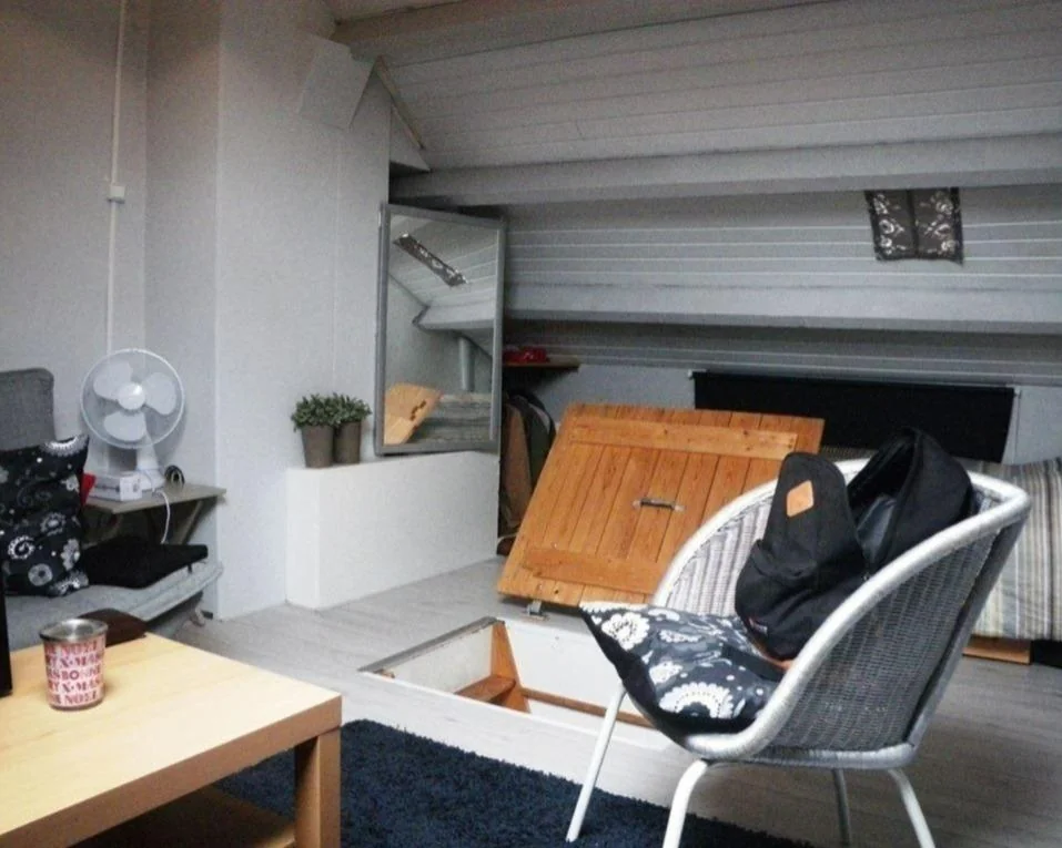 geblurde versie van de foto als achtergrond