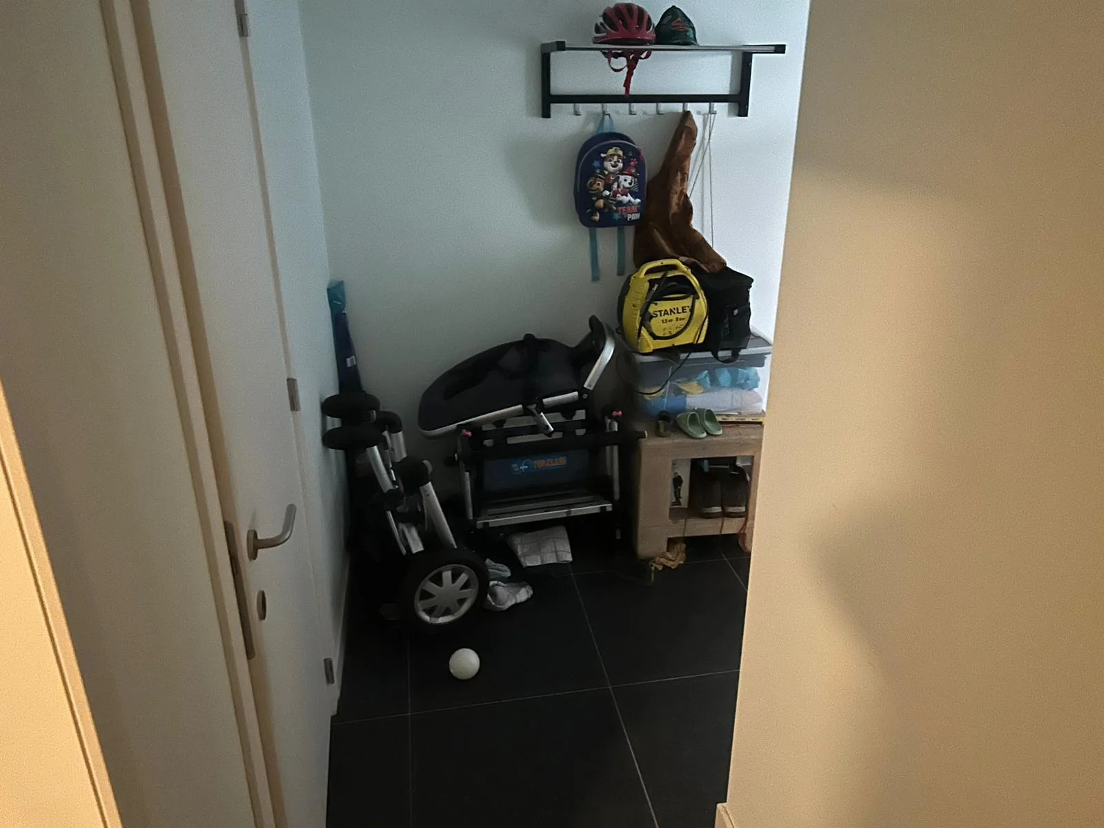 geblurde versie van de foto als achtergrond