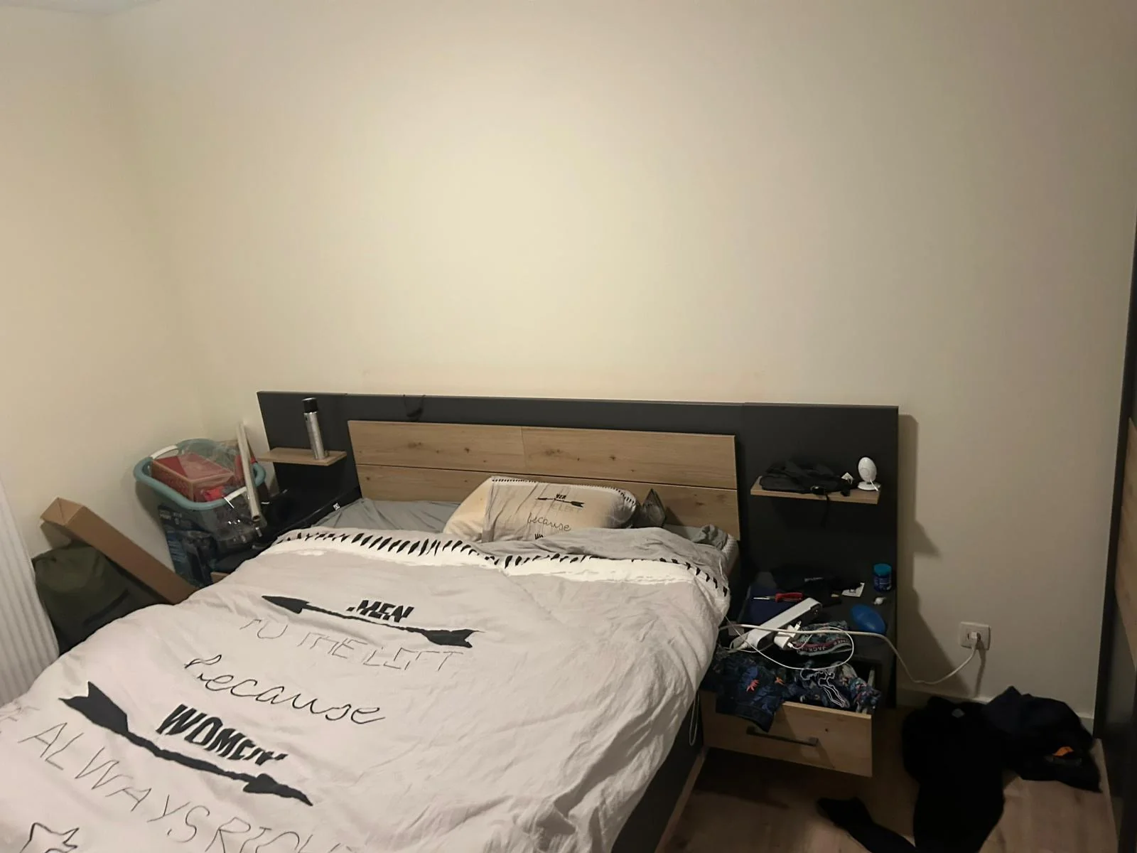 geblurde versie van de foto als achtergrond