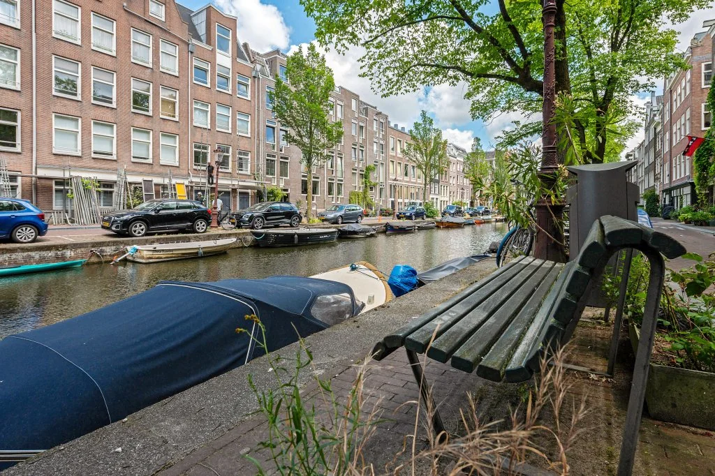 geblurde versie van de foto als achtergrond