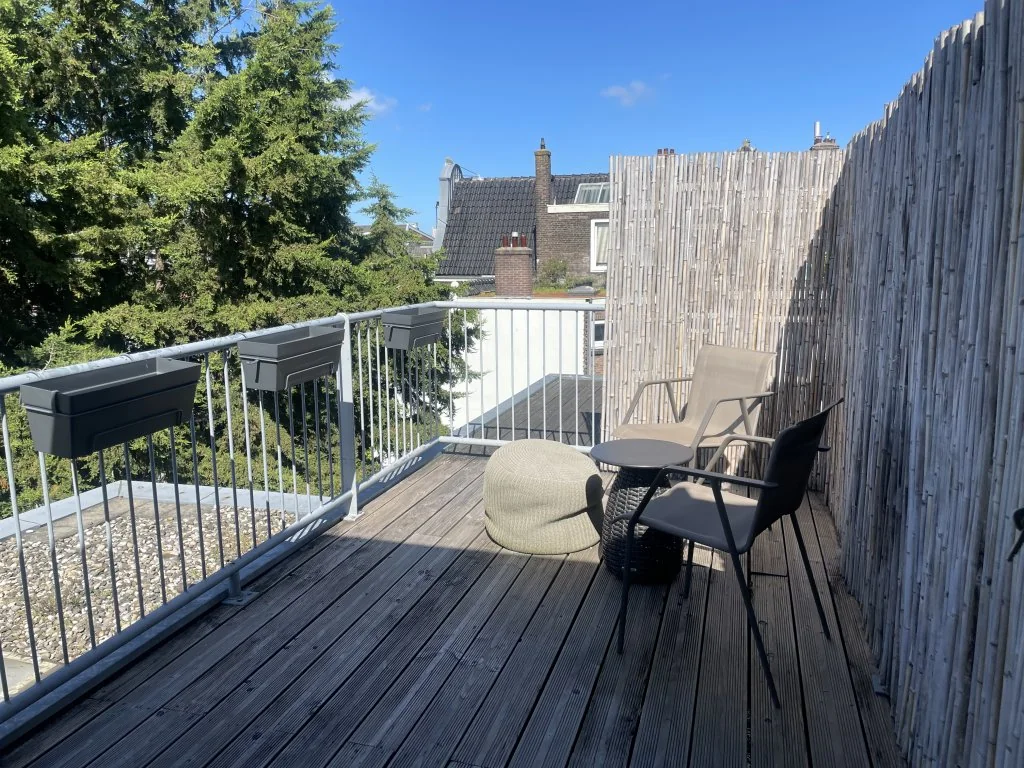 geblurde versie van de foto als achtergrond