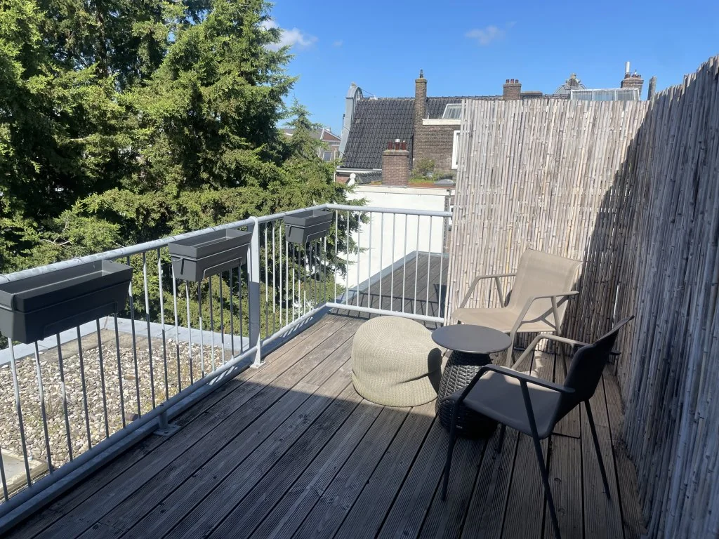 geblurde versie van de foto als achtergrond