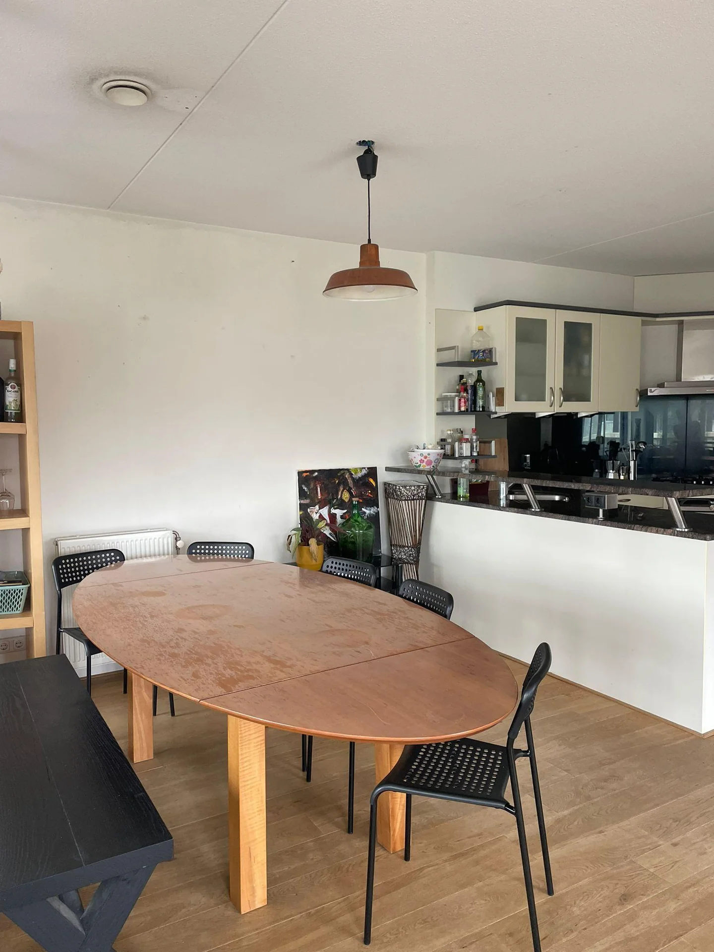 geblurde versie van de foto als achtergrond