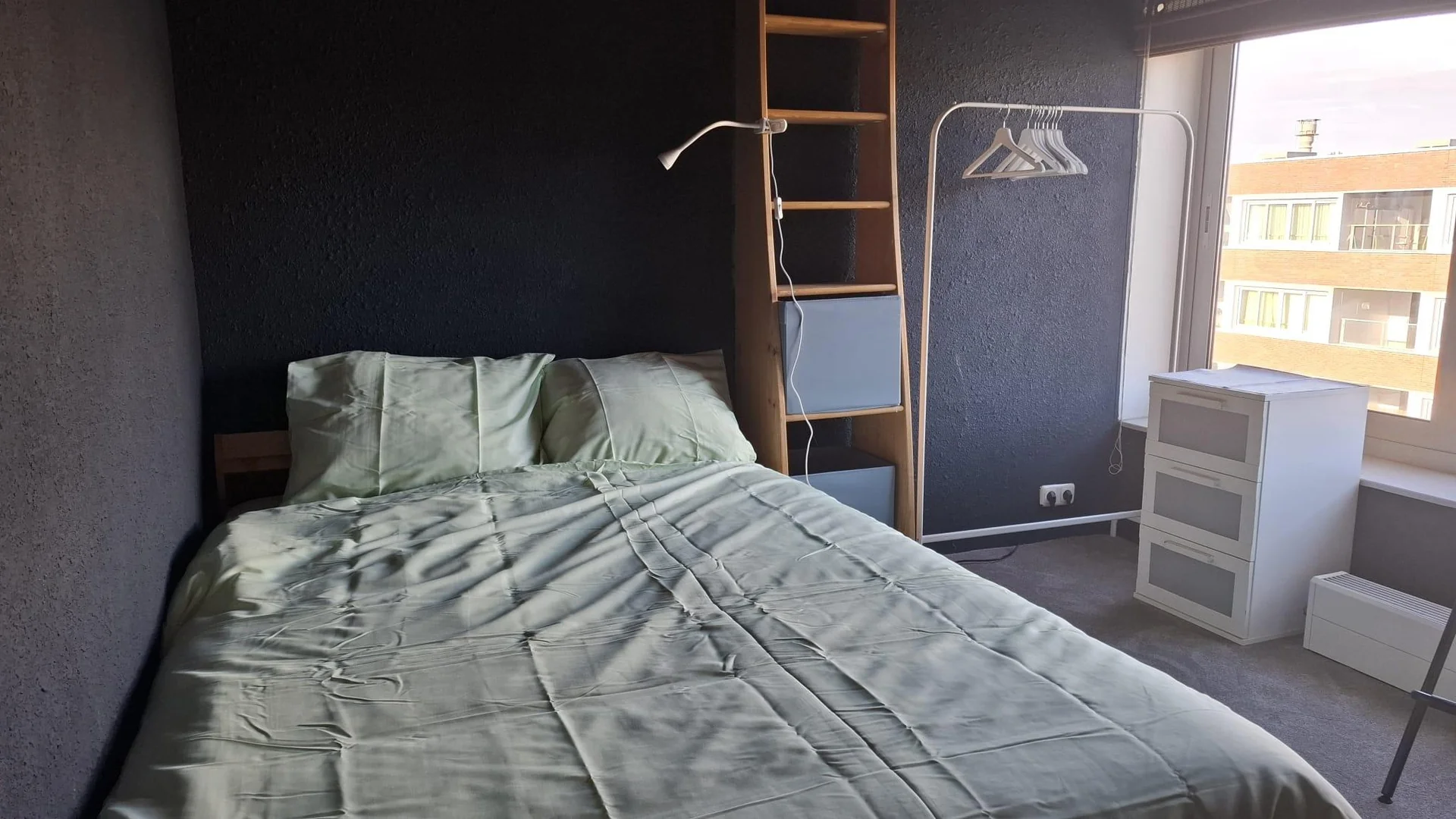 geblurde versie van de foto als achtergrond