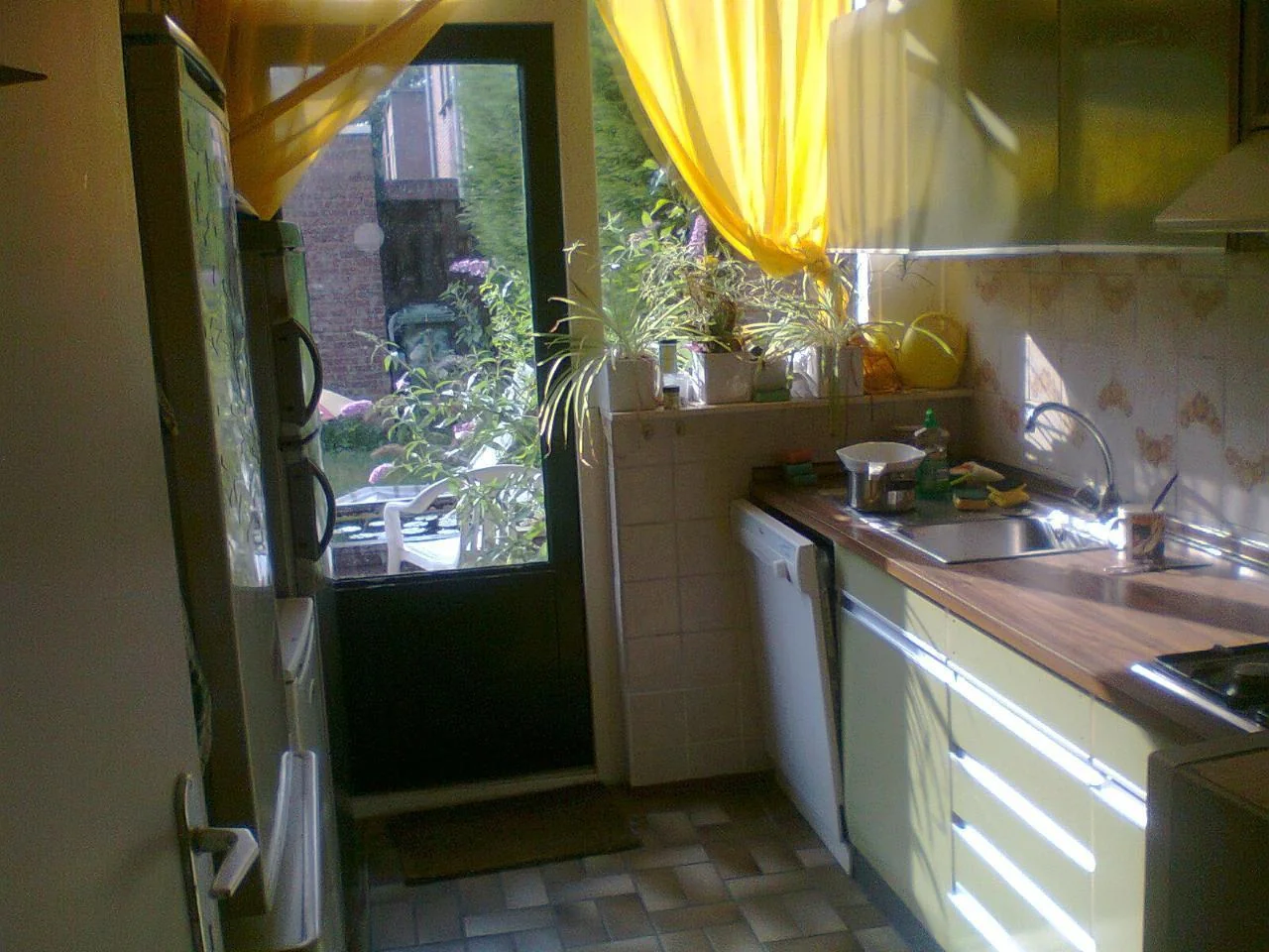 geblurde versie van de foto als achtergrond