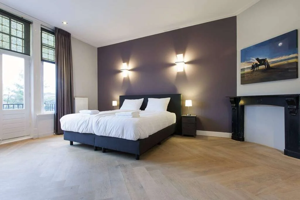 geblurde versie van de foto als achtergrond