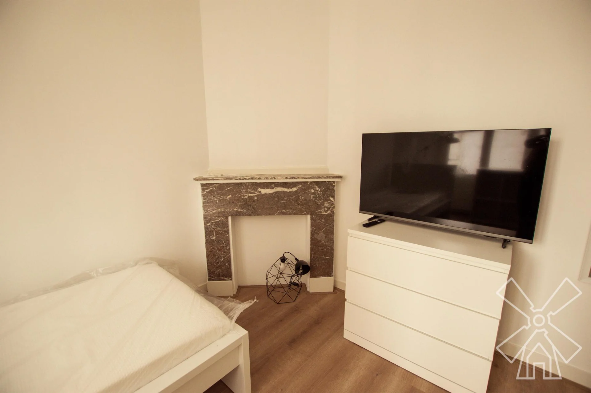 geblurde versie van de foto als achtergrond