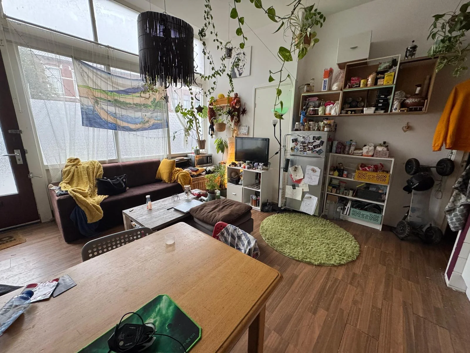 geblurde versie van de foto als achtergrond