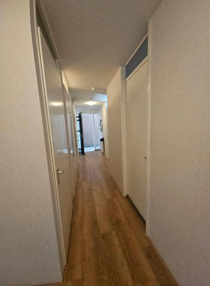 geblurde versie van de foto als achtergrond