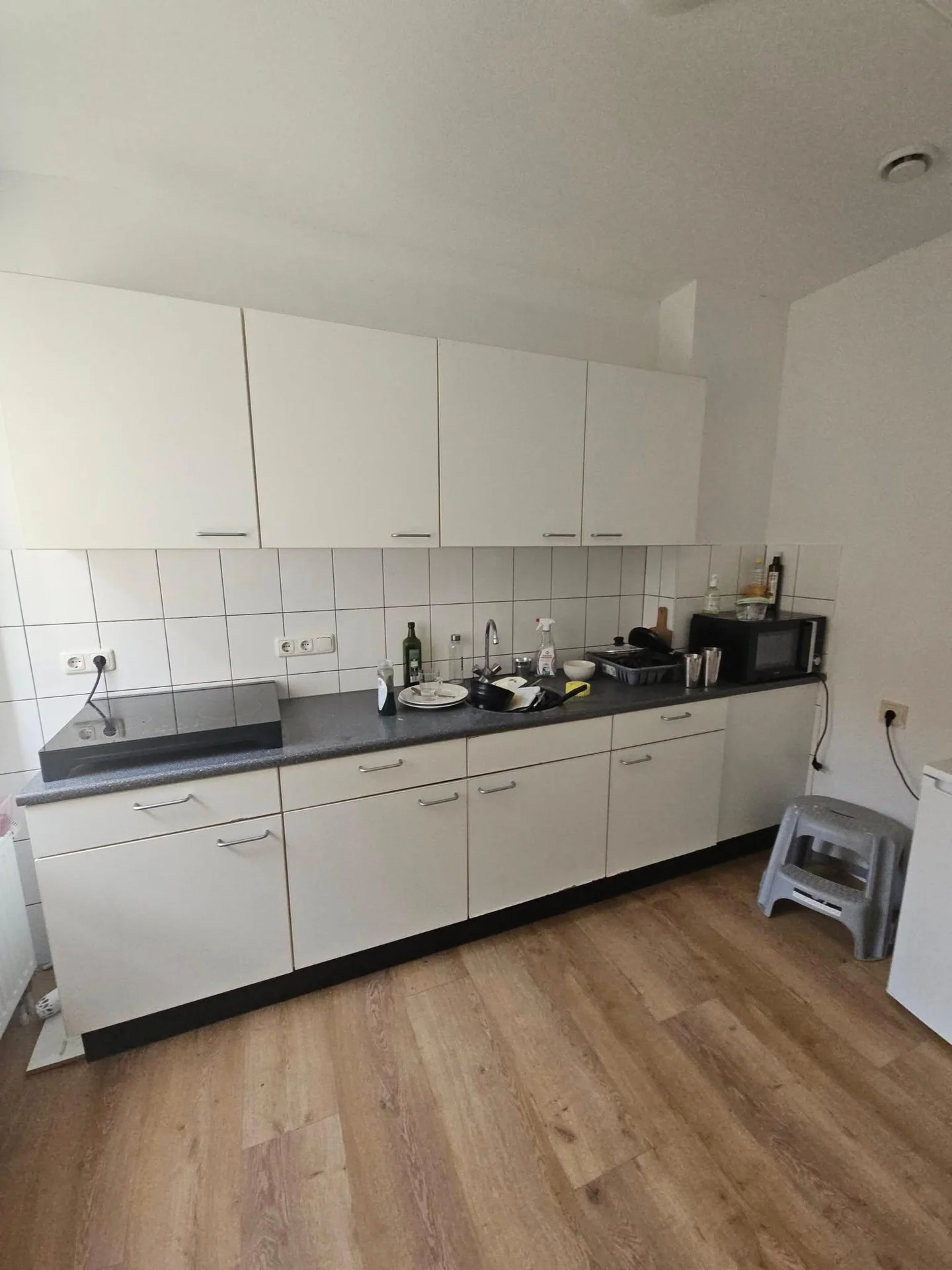 geblurde versie van de foto als achtergrond