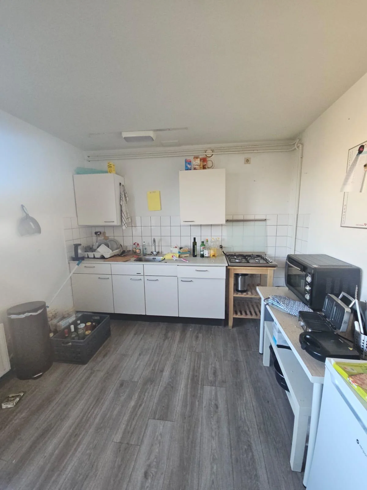 geblurde versie van de foto als achtergrond