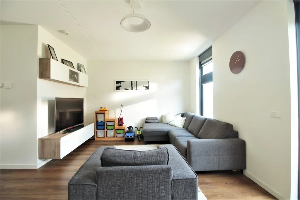 geblurde versie van de foto als achtergrond