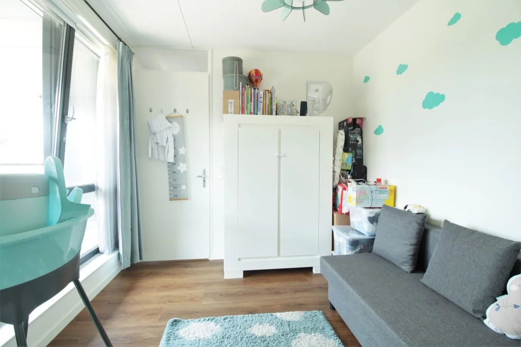 geblurde versie van de foto als achtergrond