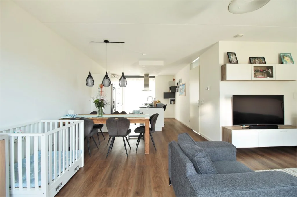 geblurde versie van de foto als achtergrond