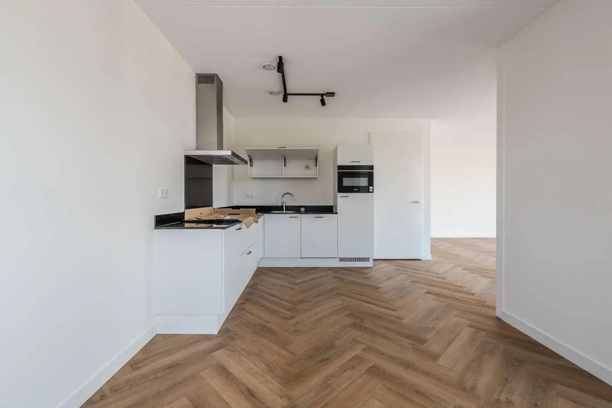 geblurde versie van de foto als achtergrond