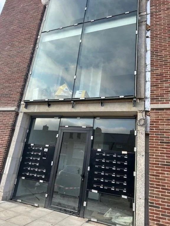 geblurde versie van de foto als achtergrond