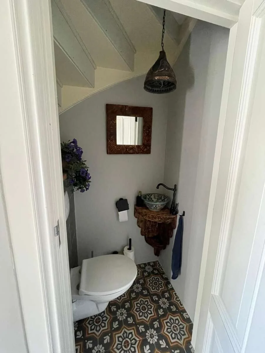 geblurde versie van de foto als achtergrond