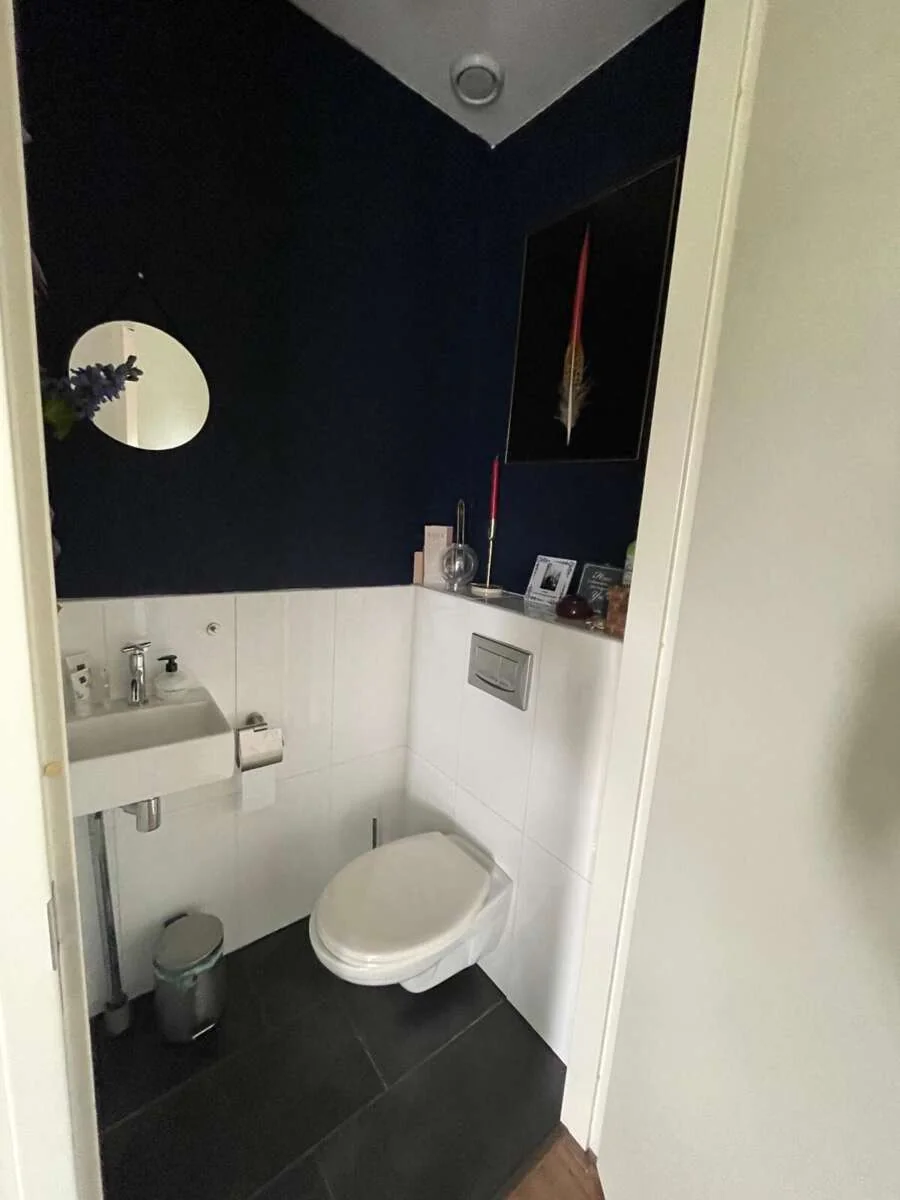 geblurde versie van de foto als achtergrond