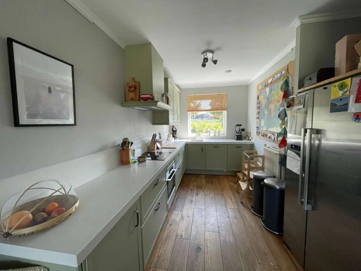 geblurde versie van de foto als achtergrond