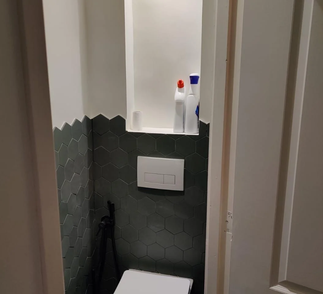 geblurde versie van de foto als achtergrond