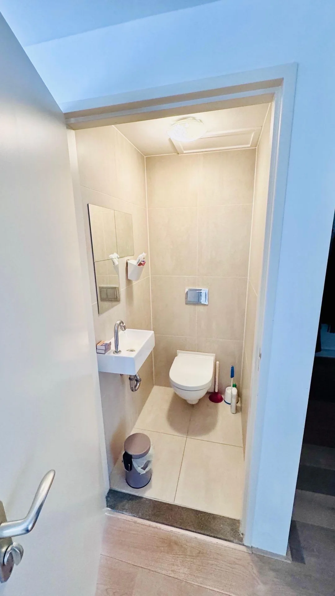 geblurde versie van de foto als achtergrond