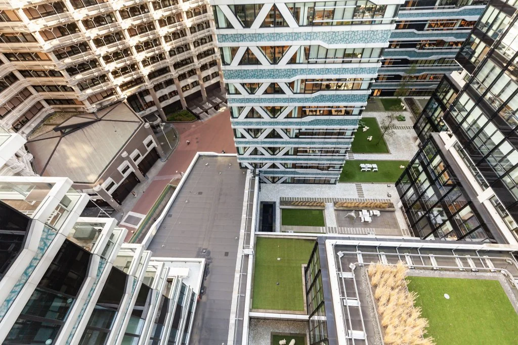 geblurde versie van de foto als achtergrond