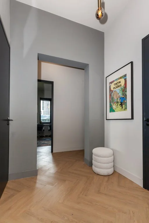 geblurde versie van de foto als achtergrond